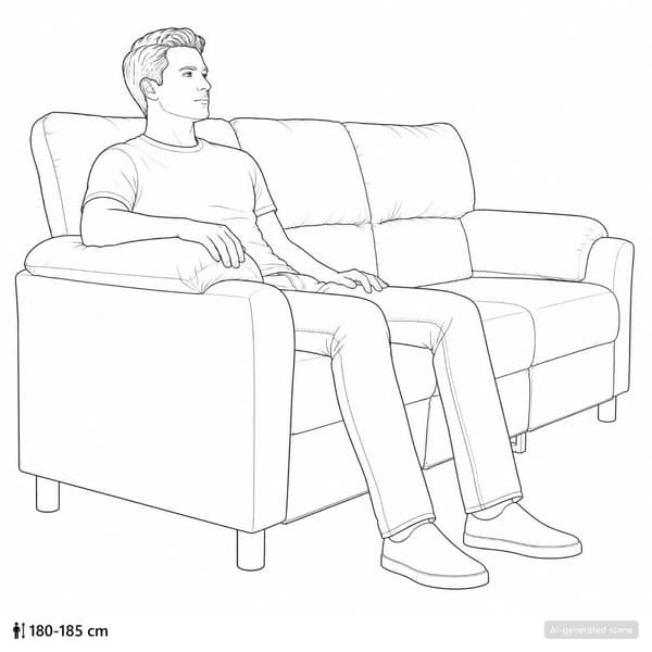 Soffa Ljusgrå 214 x 85 x 93 cm Sammet
