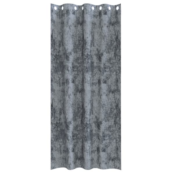 Sammetsgardiner 2 pcs Silvergrå 260 x 140 cm Sammet
