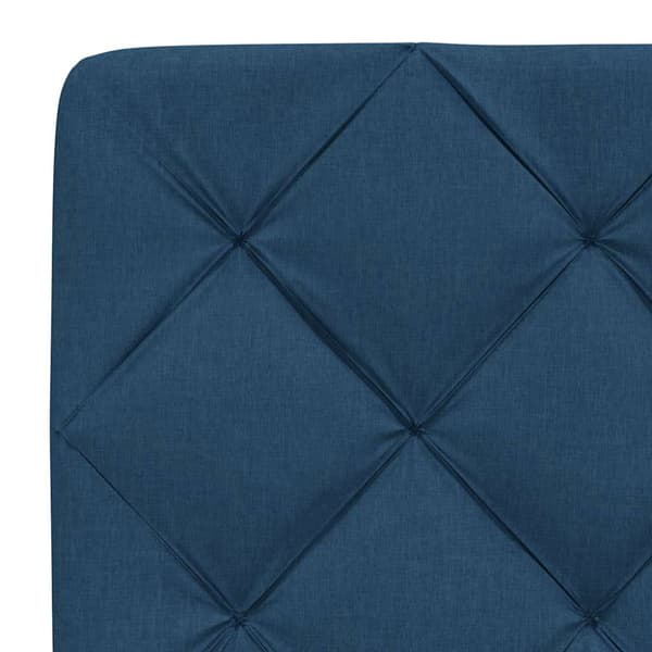 Headboard Cushion Blue 200 cm Fabric