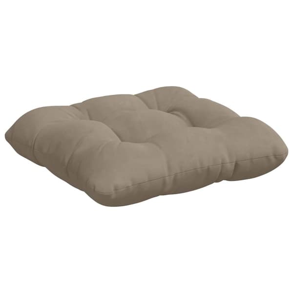 Sittkuddar 4 pcs Taupe 40 x 40 cm Mikrofiber Tyg