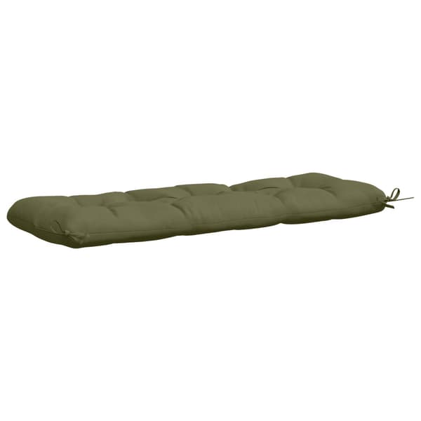Bänk kudde VIANEN 100% Polyester Olivgrön 100 x 40 x 12 cm
