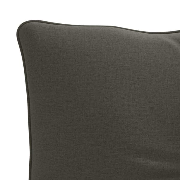 Ryggkudde PUTTEN 100% Polyester Antracit 80 x 40 x 10 cm