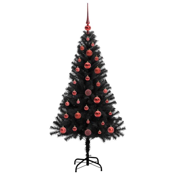 Julgran Svart 120 cm PVC
