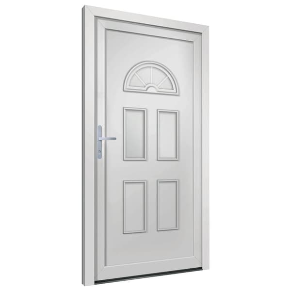 Ytterdörr vit 98x198 cm PVC