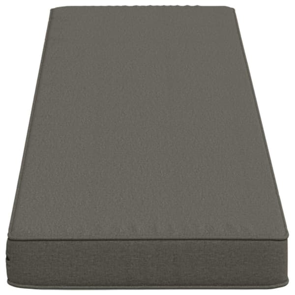 1-delad Bänk Kudde VUGHT 100% Polyester Grå 120 x 30 x 5 cm