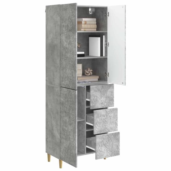 2 pcs Betonggrå