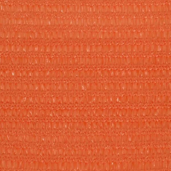 Solsegel 160 g/m² rektangulär orange 4x5 m HDPE