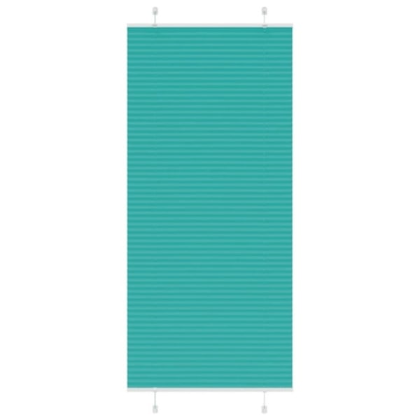 Plisserad persienn bensingrön 95x200 cm tyg bredd 94,4cm