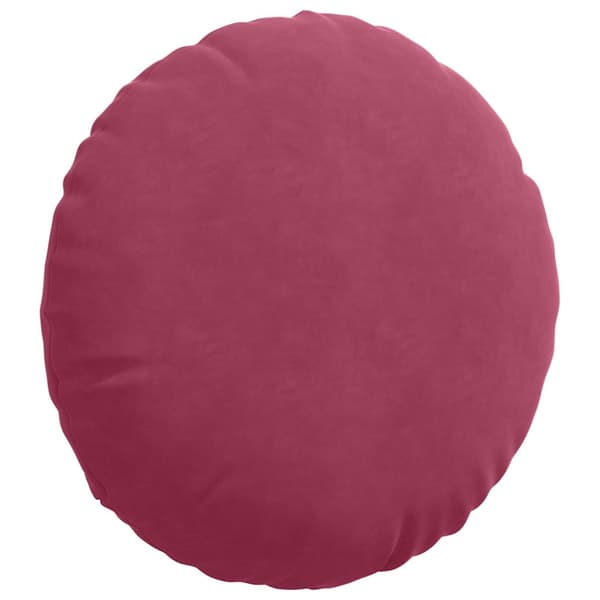 Sittkuddar 2 pcs Vinröd Ø50 x 19 cm Sammet