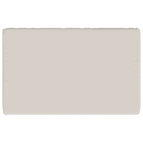 1-delad Bänk Kudde VUGHT 100% Polyester Vit 60 x 50 x 5 cm