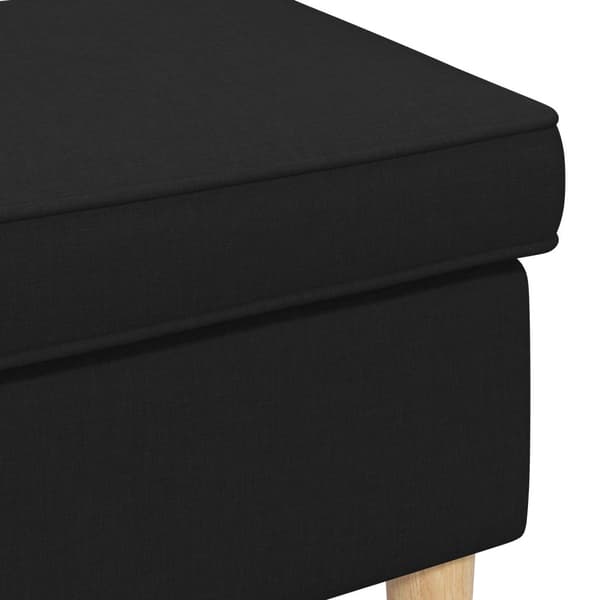 Fotpall Svart 55 x 35 x 41 cm Polyester