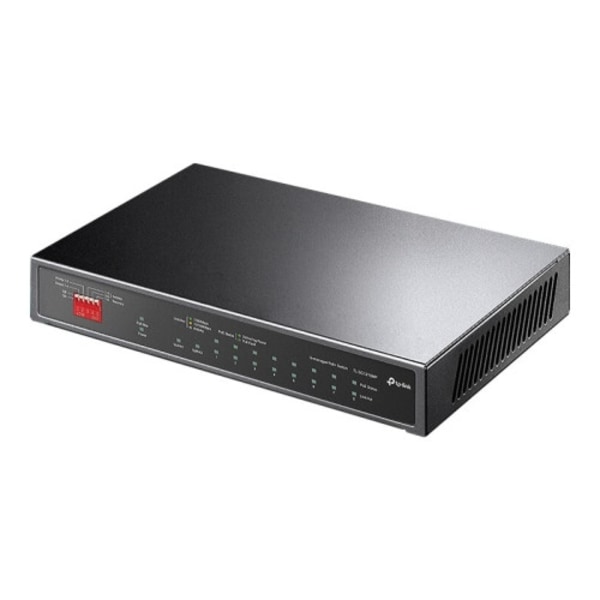 TP-Link TL-SG1210MP V2 - switch - 10 portar - ohanterad Svart
