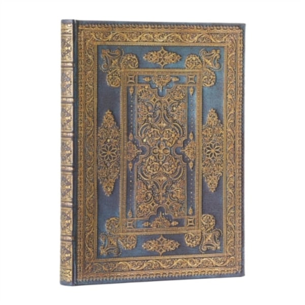 Blue Luxe (Luxe Design) Ultra Lined Hardback Journal (Elastic Band Closure) (inbunden, eng)