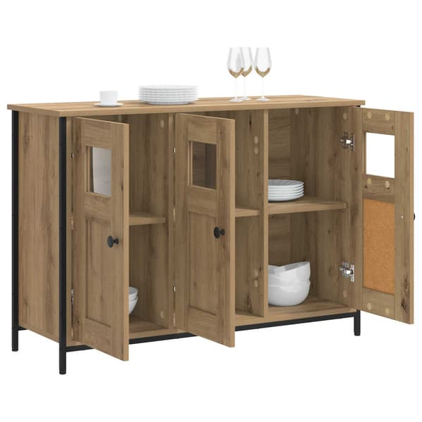 Sideboard Artisan-ek 100 x 35 x 70 cm Konstruerat trä