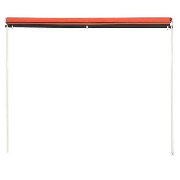 Markis 150x150 cm orange och brun