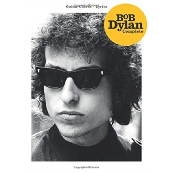 BOB DYLAN COMPLETE GUITAR CHORDSLYRICS (häftad, eng)