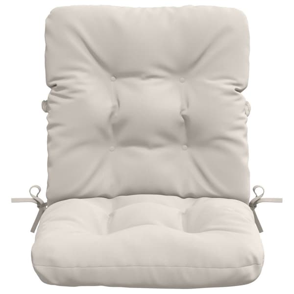 2-delade Höga Ryggstolsdynor VIANEN 2 st 100% Polyester Vit