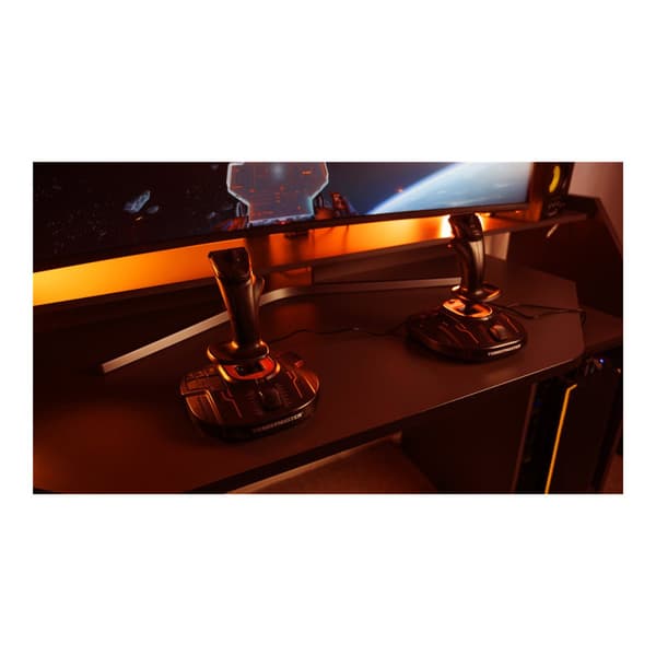 ThrustMaster T.16000M FCS Space Sim Duo - joystick - kabelansluten