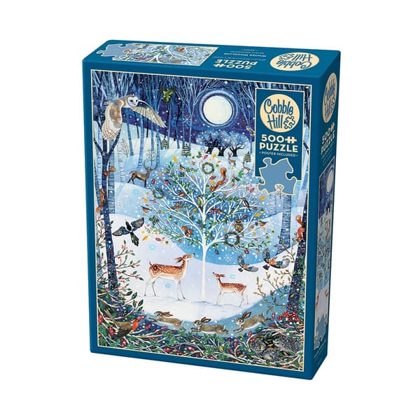 Winter Woodland, Pussel, 500 bitar, Cobble Hill