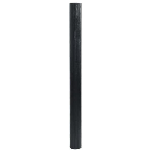 Matta rektangulär svart 100x200 cm bambu