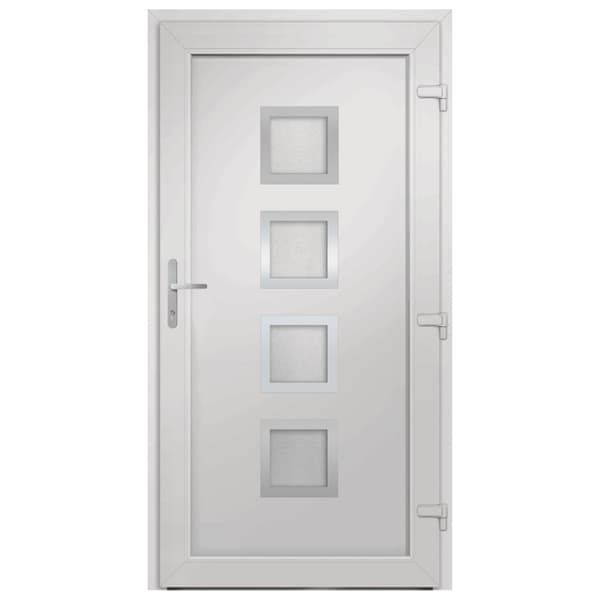 Ytterdörr vit 108x200 cm PVC