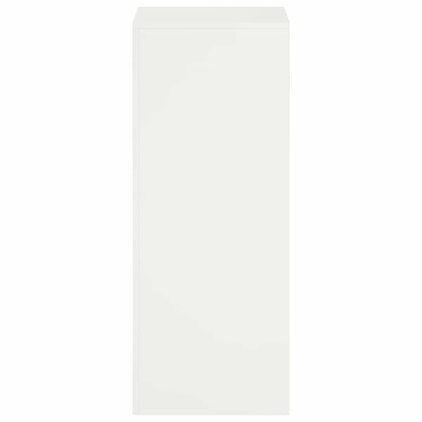 Växtställ 2 pcs Vit 40 x 40 x 100 cm Stål