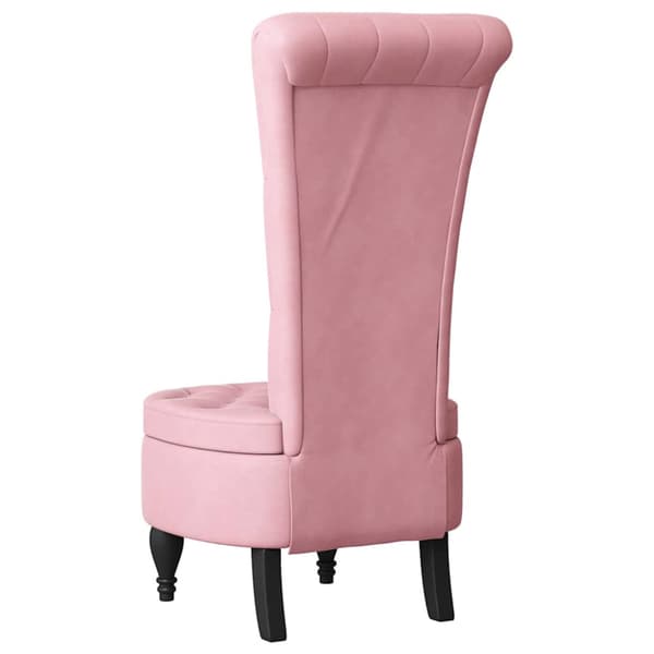 HögRyggstol Rosa 56,5 x 70 x 110 cm Sammet