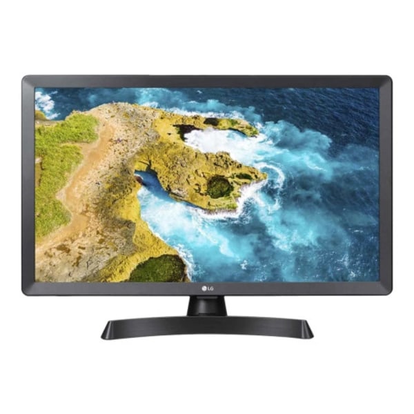 LG 24TQ510S-PZ - LED-skärm med TV-mottagare - 23.6" Svart, Grå