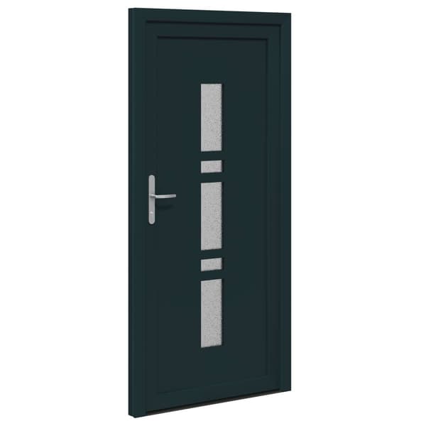Framdörr 98 x 200 cm PVC Antracit