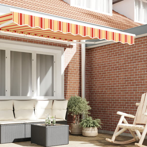 Markiskappa Ersättning Gul och Orange 2,5 m Polyester