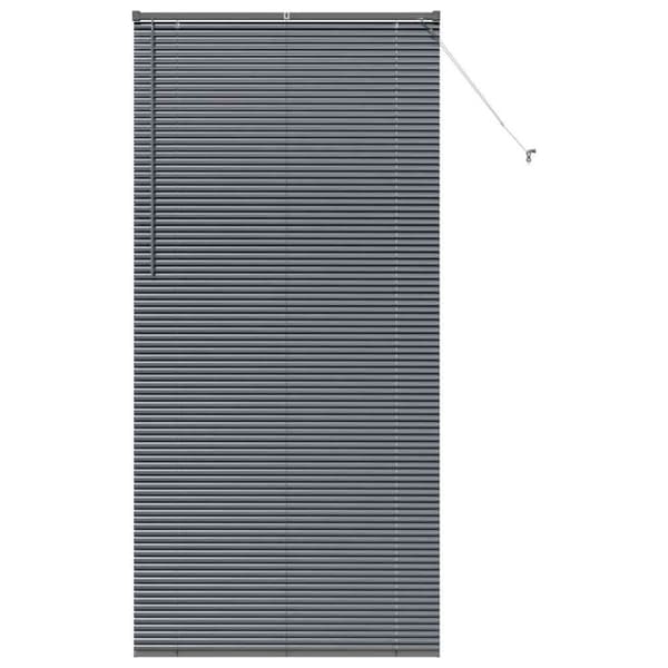 Persienner Mörkgrå 220 x 105 cm Aluminium