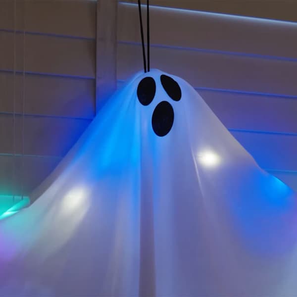 Halloween Hängande Spöke 3 pcs Vit 52 x 62 cm Polyester