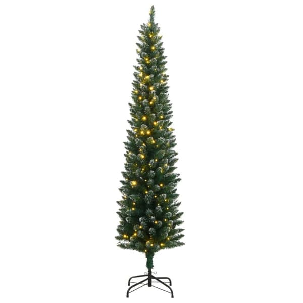 Plastgran smal 300 LEDs 210 cm
