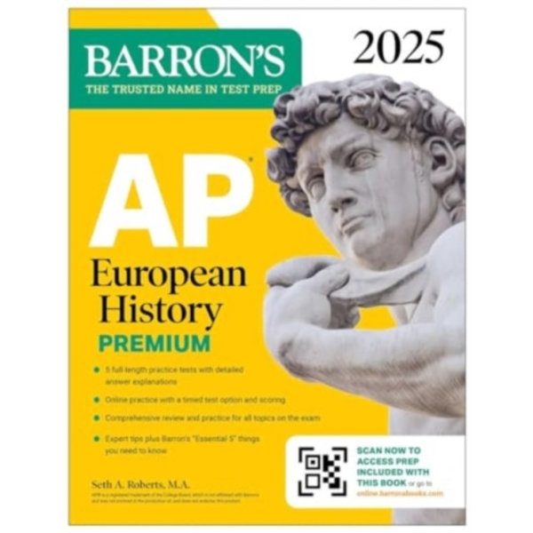 AP European History Premium, 2025: 5 Practice Tests + Comprehensive Review + Online Practice (häftad, eng)