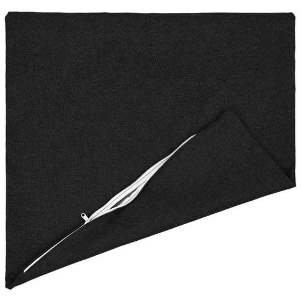 Kuddöverdrag 2 st HEERLEN Svart 70 x 70 cm Tyg
