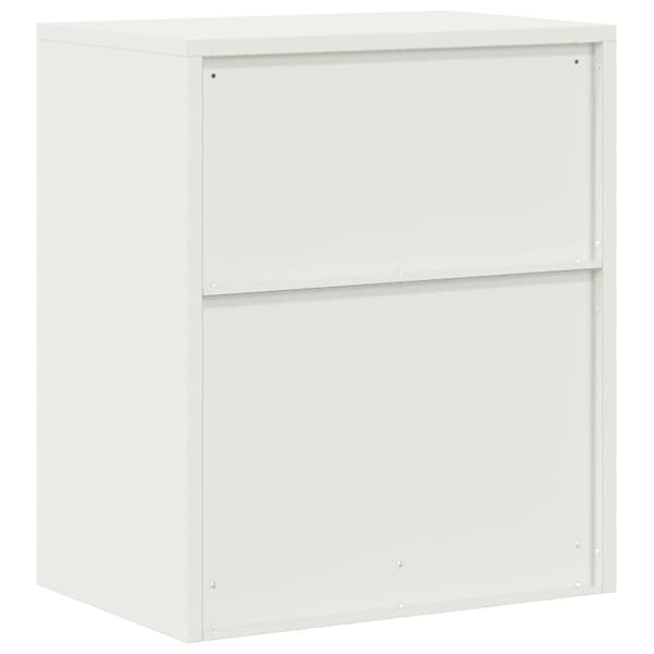 Förvaringsskåp Vit 60 x 40 x 70 cm Stål