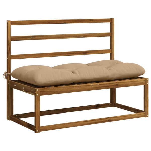 2-delade Bänk Kuddar VIANEN 100% Polyester Sand