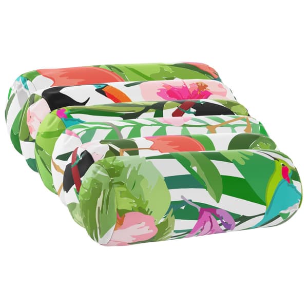 Kudde 6 st HEERLEN Flerfärgsdesign Ø 15 x 40 cm Polyester