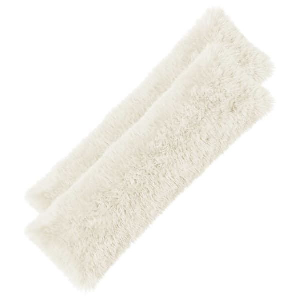 Kudde med kudde HEERLEN 2 st Vit PV Fleece