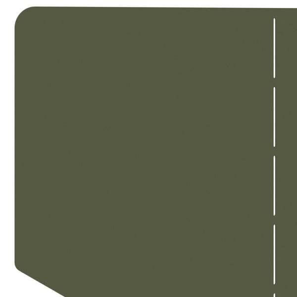 Kant för gräsmatta 4 st 100 x 45 cm Stål Olivgrön