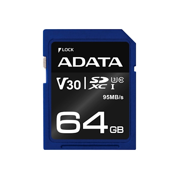 ADATA Premier Pro - flash-minneskort - 64 GB - SDXC UHS-I