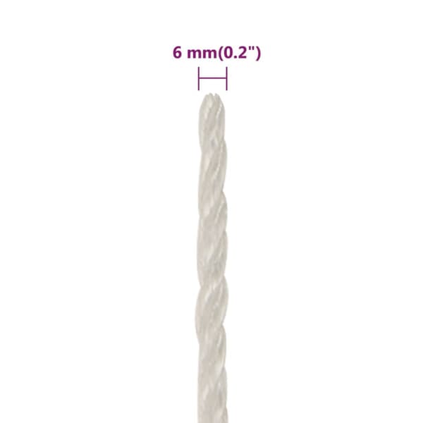 Rep vit 6 mm 500 m polypropylen