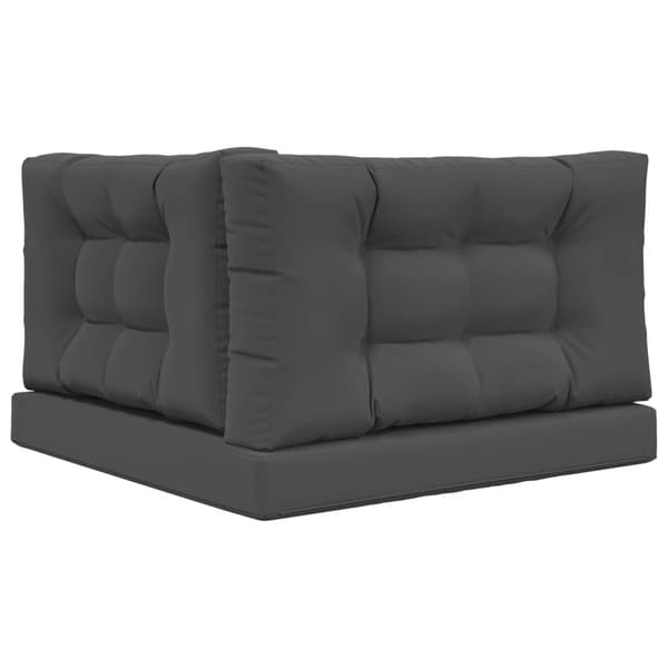 Utomhus Soffa Kudde 3 pcs Antracit Polyester