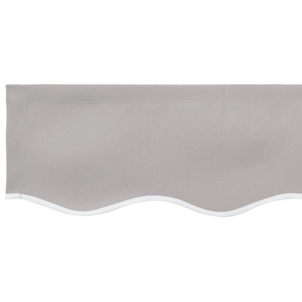 Markisväv Ljusgrå 5 x 3 m Polyester