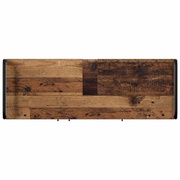 Badrumsskåpsset 2 st Gammalt trä 65,5 x 34 x 61 cm