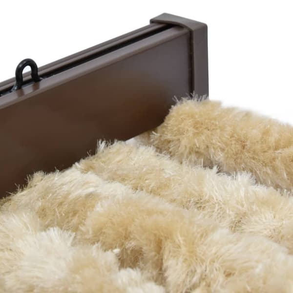 Insektsdraperi beige 56x200 cm chenille