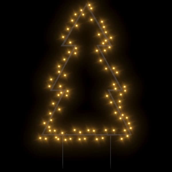 Julträd med spett 80 LEDs 60 cm