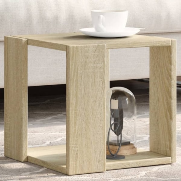 Soffbord sonoma-ek 32x32x30 cm konstruerat trä