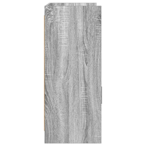 Sideboard Grå Sonoma 98,5 x 33 x 80 cm Konstruerat trä