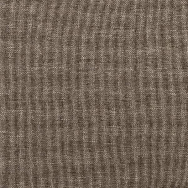 Bänk taupe 100x35x41 cm tyg